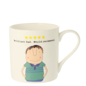 Rosie Made A Thing Brilliant Dad Mug 350ml